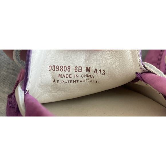 Cole Haan Womens Driving Garner Moccasins Size 6 B Purple /Pink - Picture 6 of 7